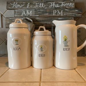 Rae Dunn Spring Canister & Pitcher Set